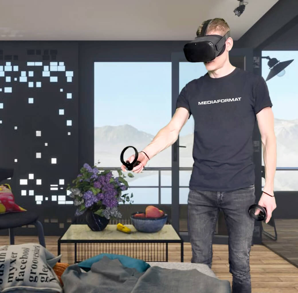 Virtual reality to attend a houseboat trade fair